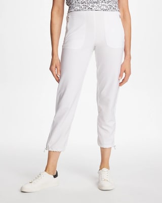 Zenergy® UPF Rib Mix Cropped Pants