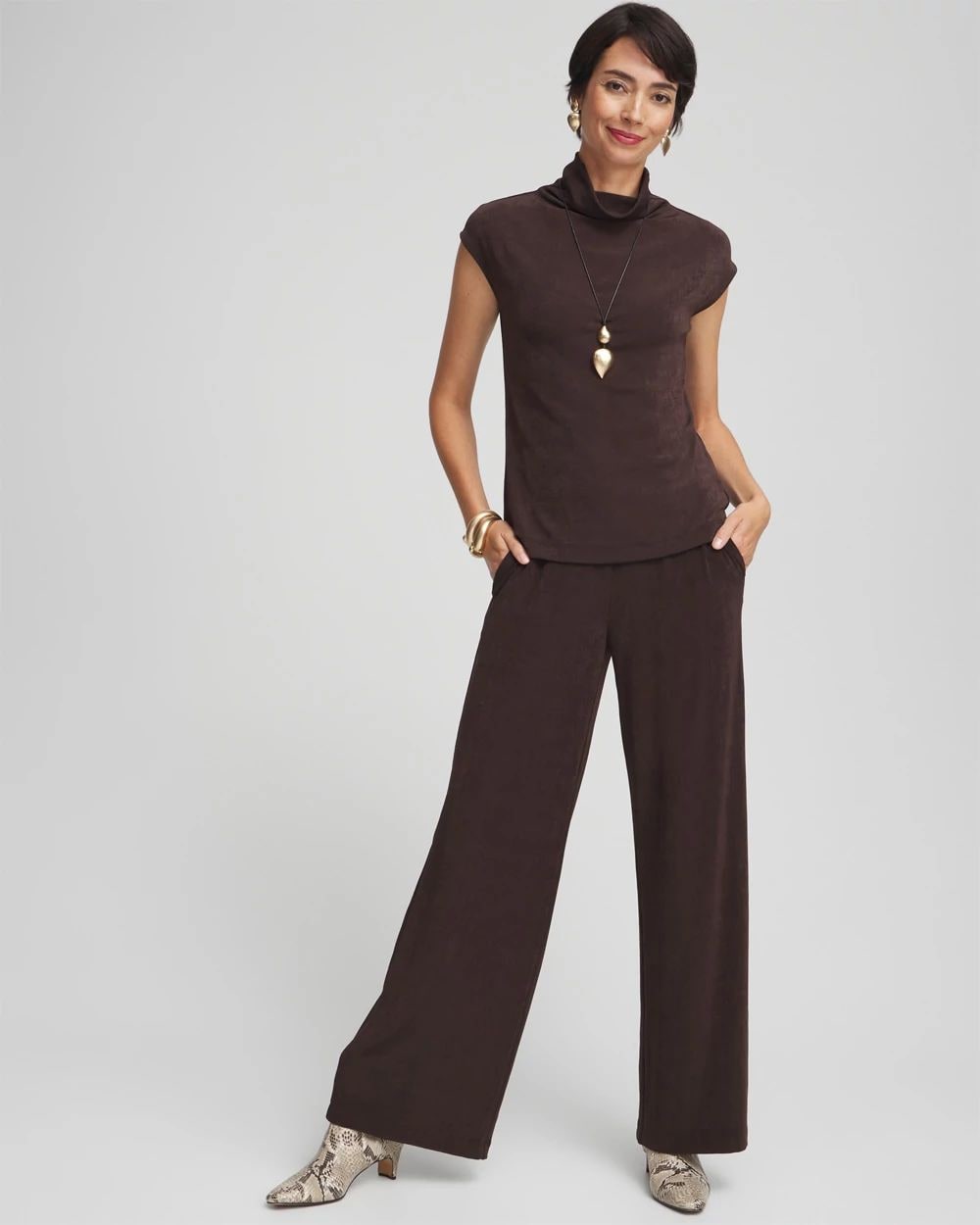 Travelers™ Wide Leg Pocket Pants click to view larger image.