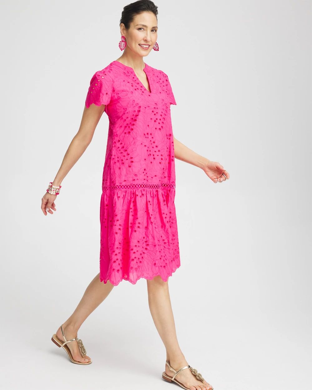Lace Popover Dress
