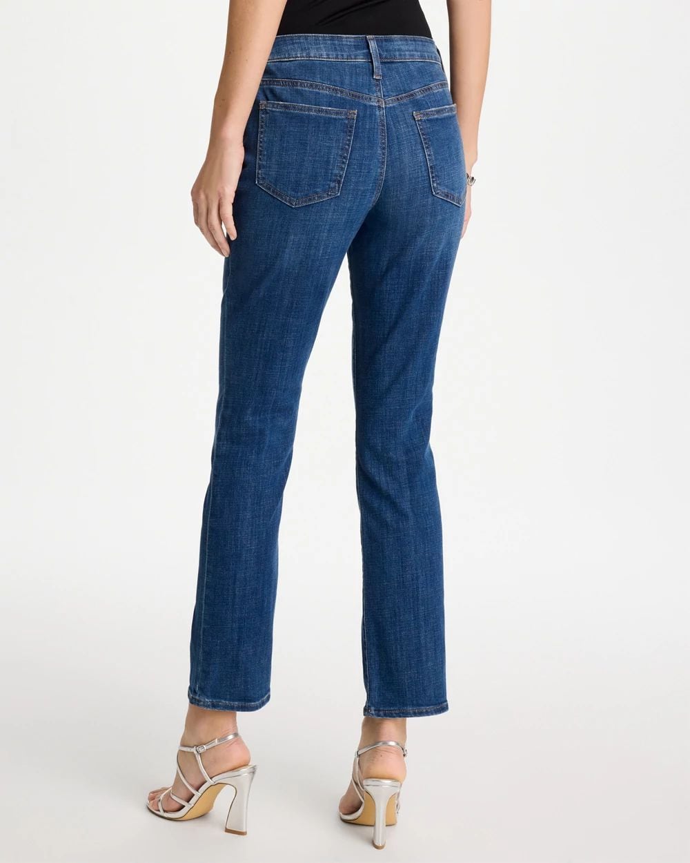 Girlfriend Slim Full-Length Jeans click to view larger image.