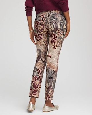 Artisan Patchwork Juliet Slim Ankle Pants click to view larger image.