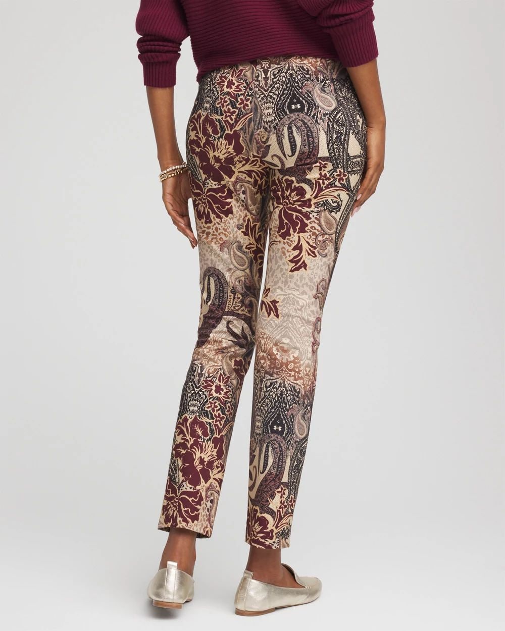 Artisan Patchwork Juliet Slim Ankle Pants