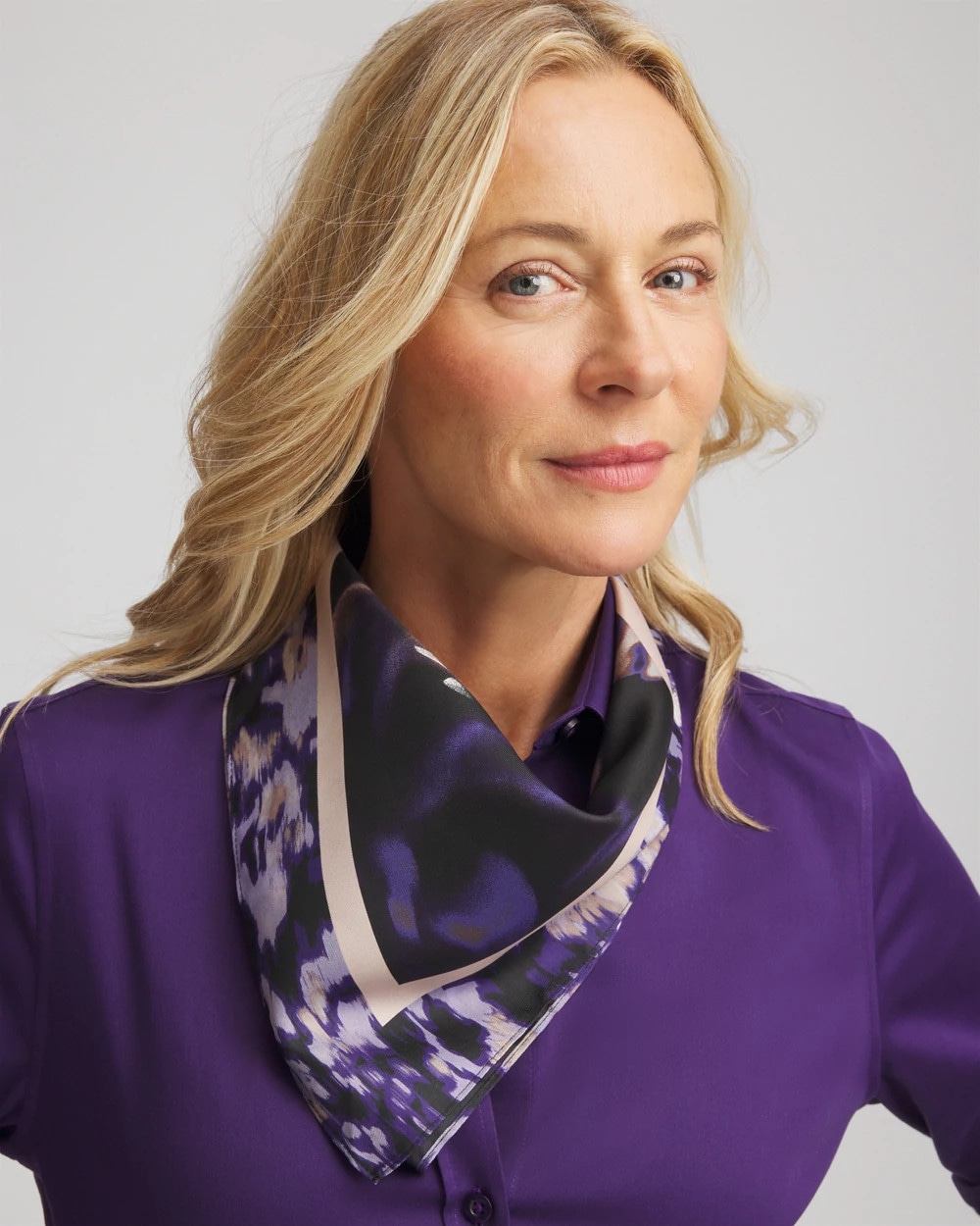 Fjord Flora Square Neckerchief Scarf