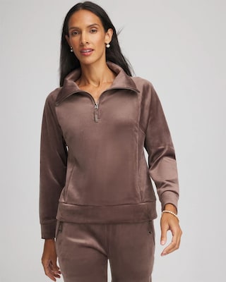 Zenergy® Scuba Velour Pullover