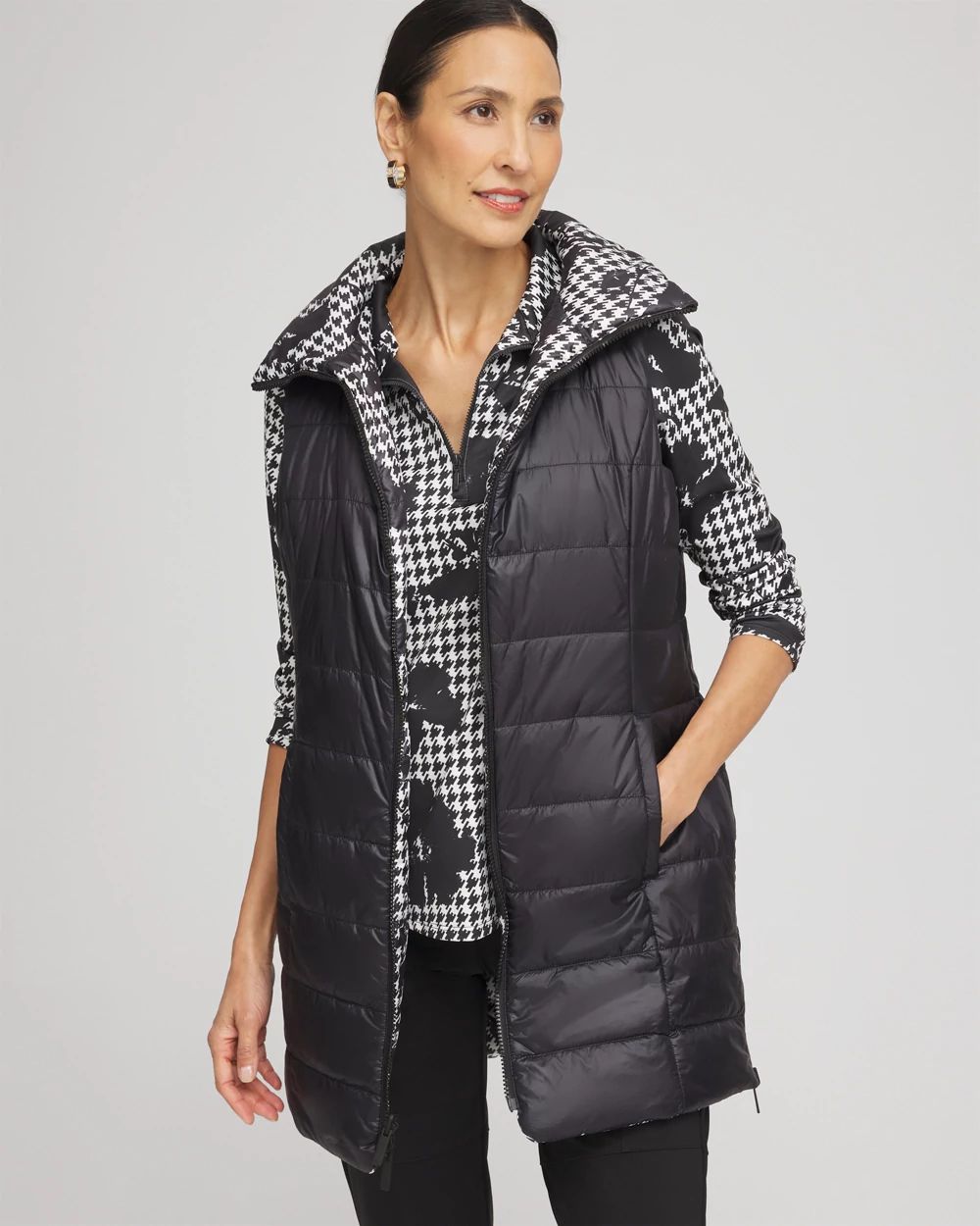 Zenergy® Houndstooth Reversible Vest