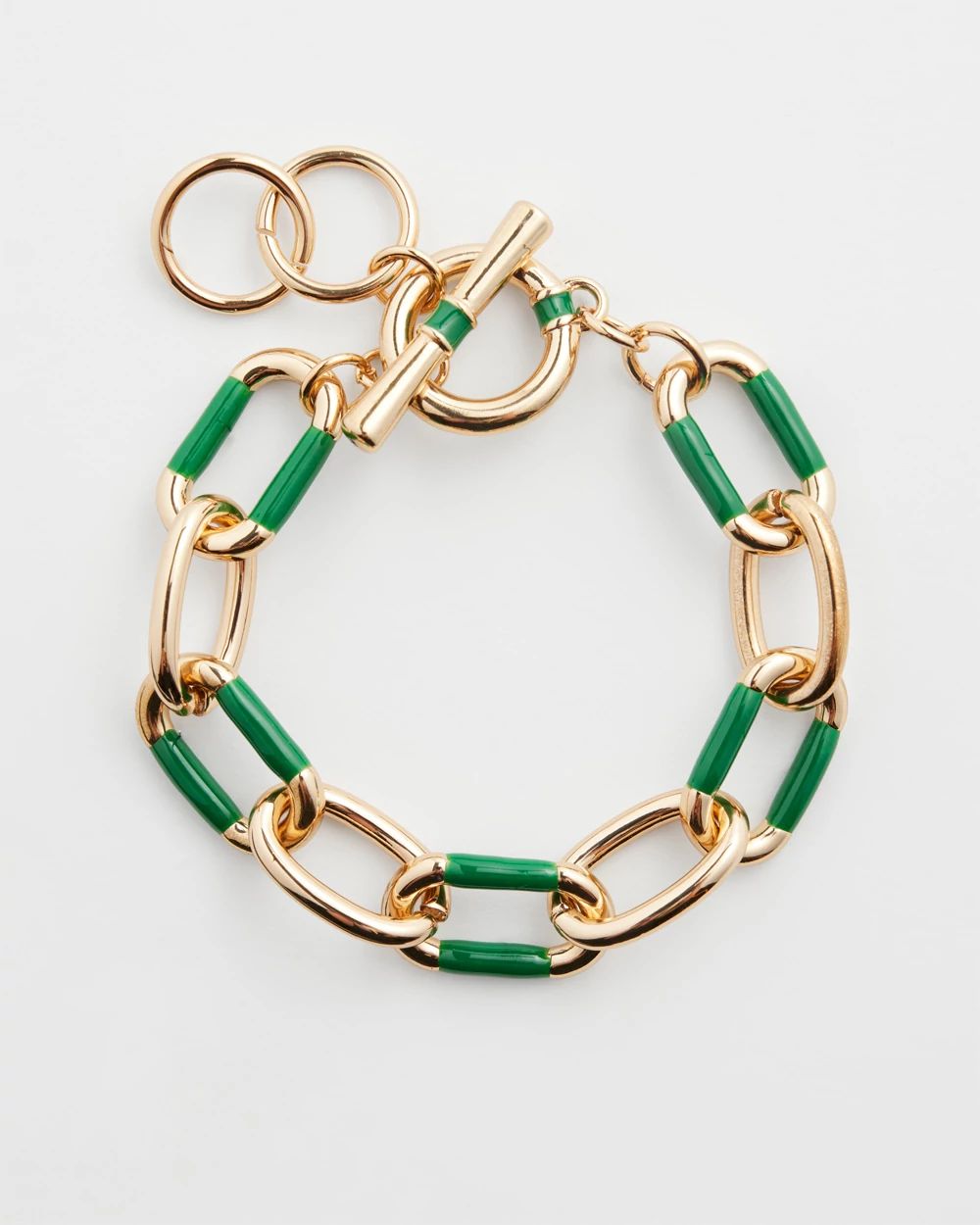 Green Link Bracelet