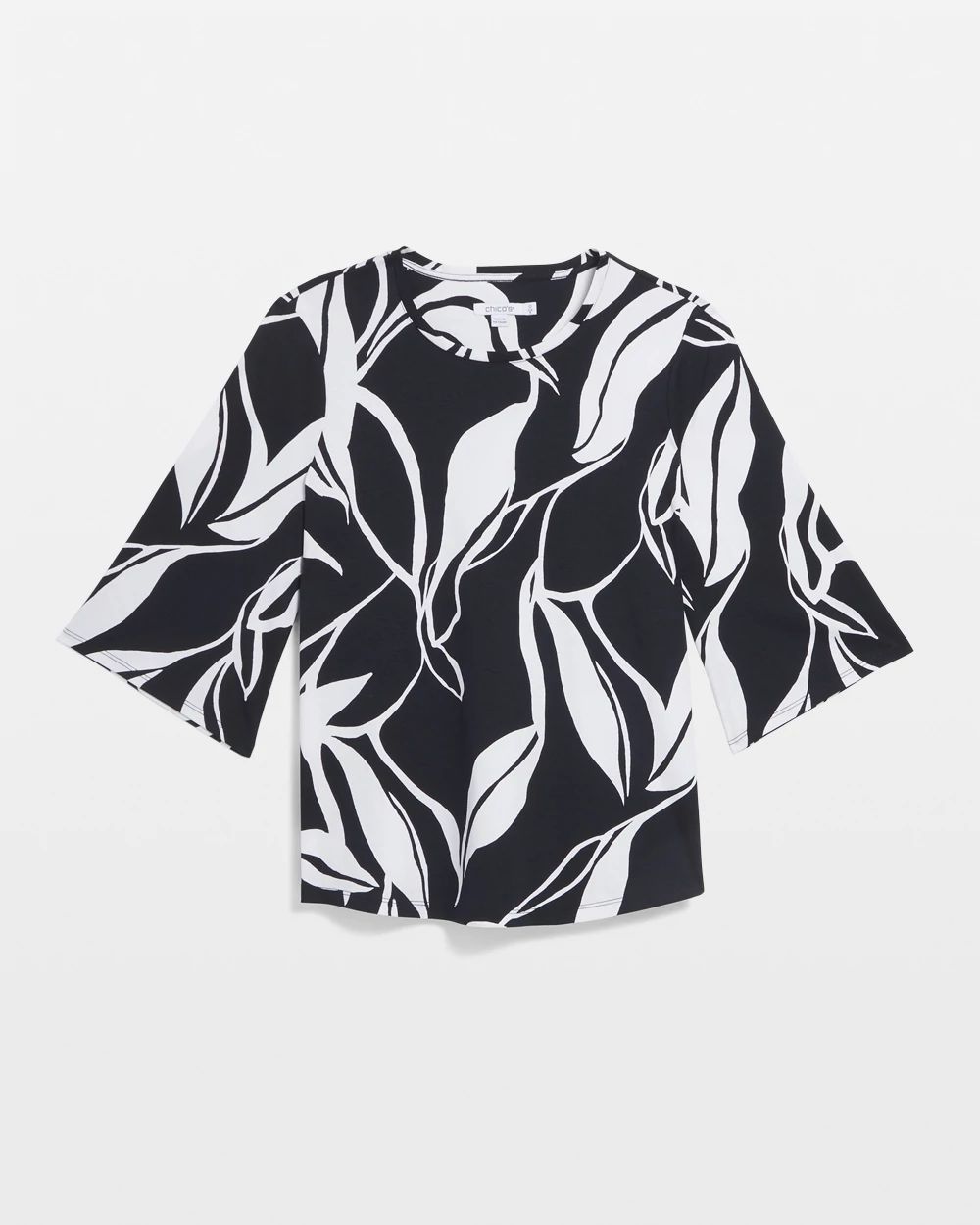 Abstract Flare Sleeve Tee