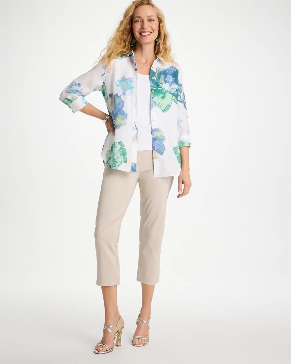 Brigitte™ Slim Pull-On Crop Pant