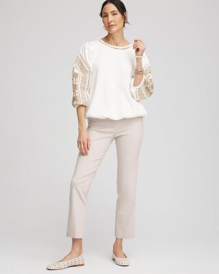 Brigitte™ Pull-On Slim Cropped Pants click to view larger image.
