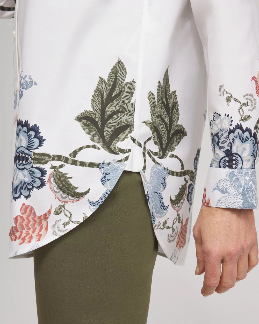 No Iron™ Stretch Floral Shirt