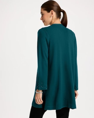 Travelers™ Collection Rhinestone Embellished Cardigan click to view larger image.