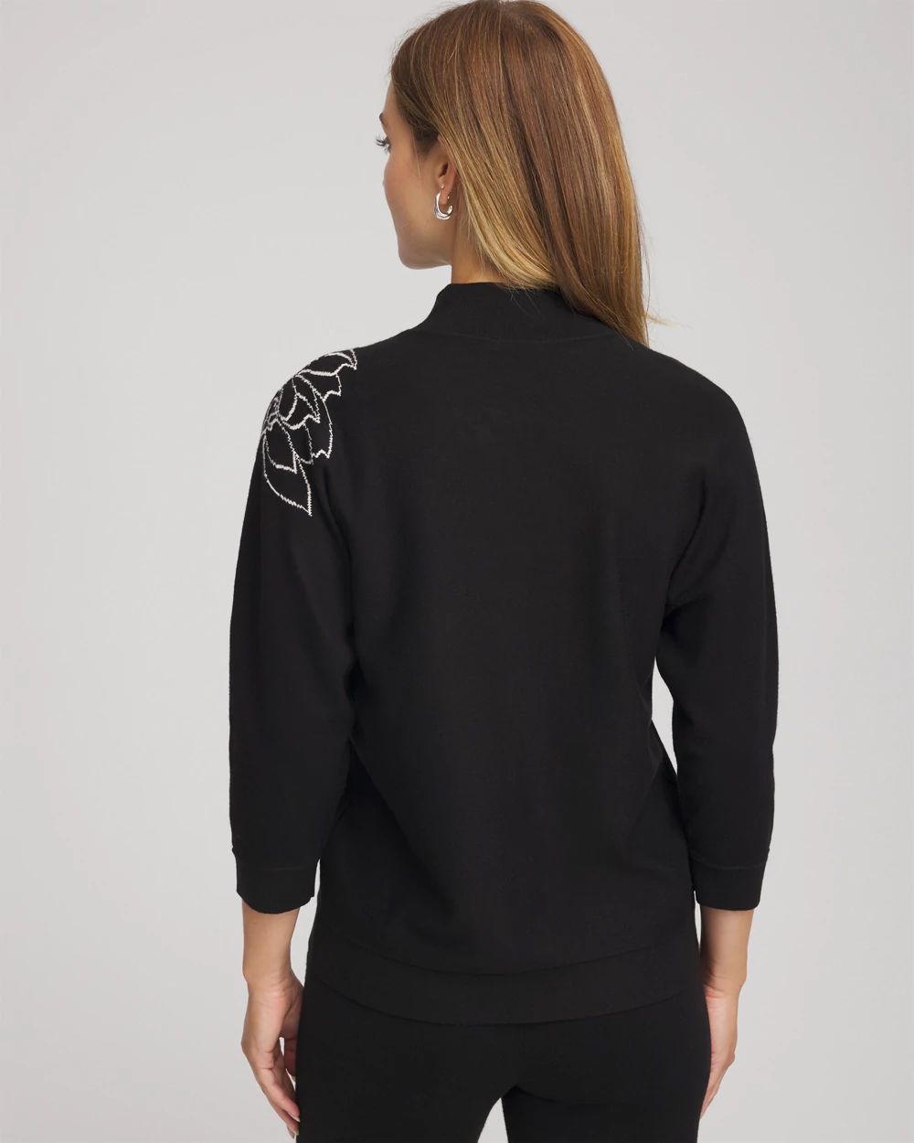 Zenergy® Luxe Intarsia Sweater click to view larger image.