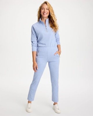Zenergy® Metallic Tapered Ankle Fleece Pants
