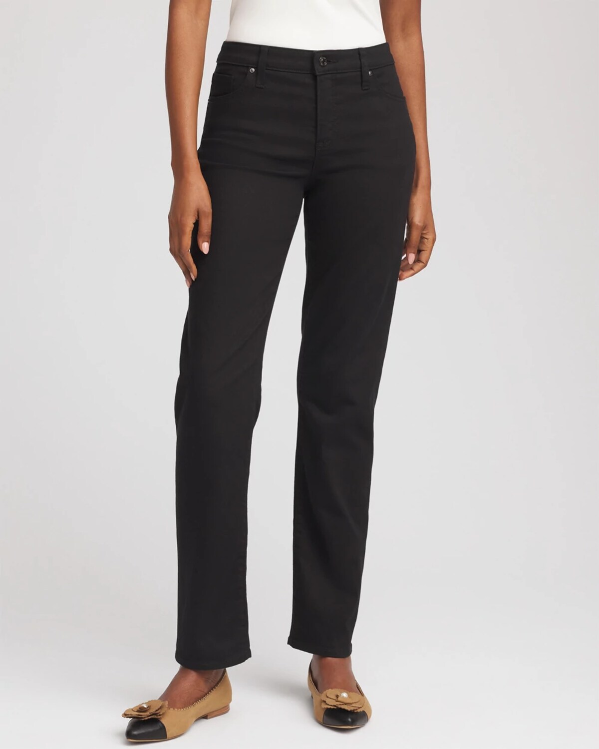 Chico's Girlfriend Jeans In Black Size 20 | In Black