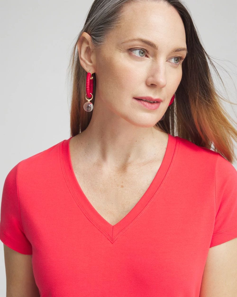 V-neck Perfect Tee click to view larger image.