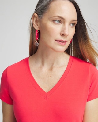 V-neck Perfect Tee click to view larger image.