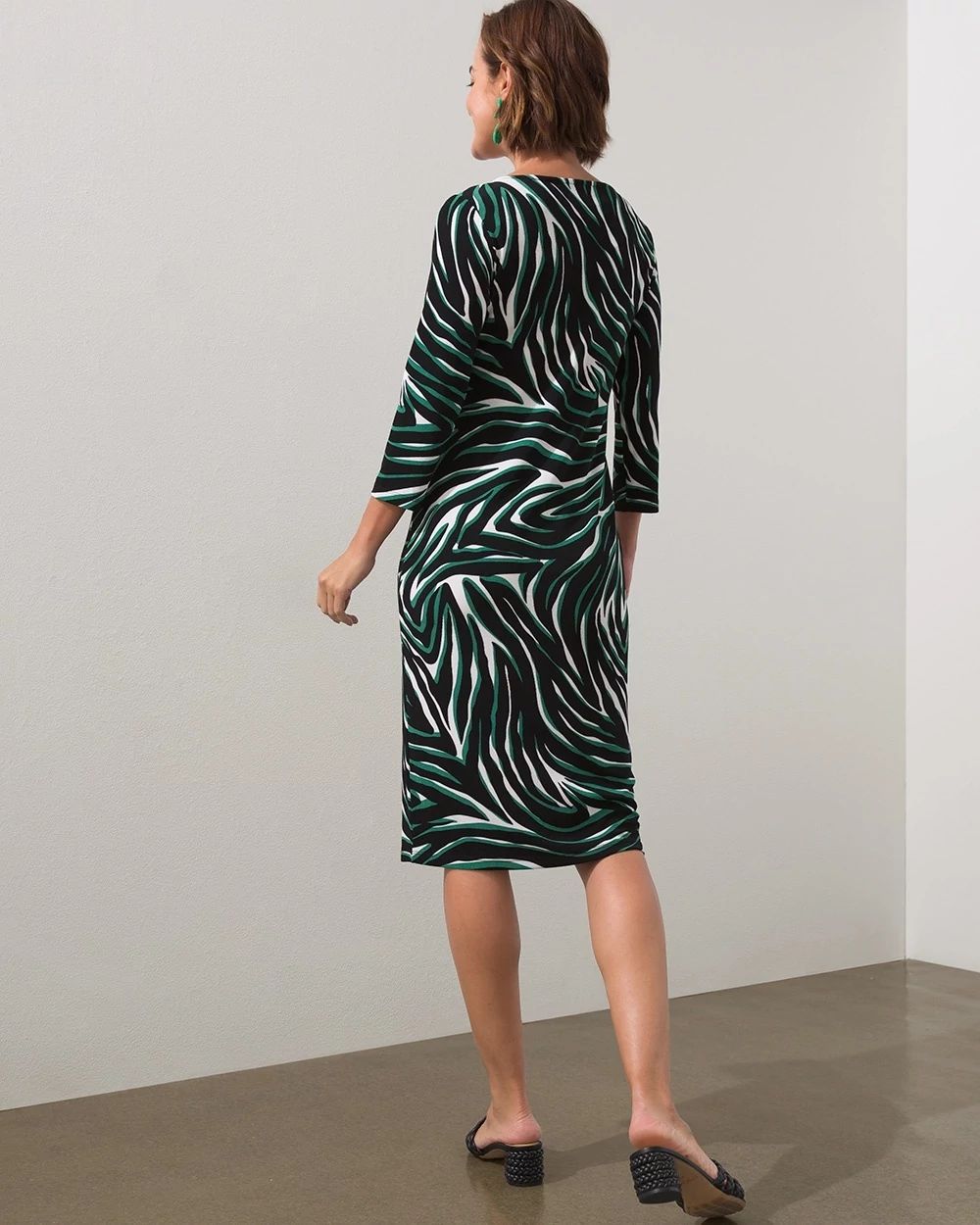Travelers Zebra Print Classic Dress