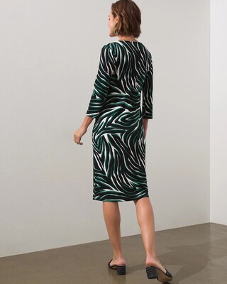 Travelers Zebra Print Classic Dress