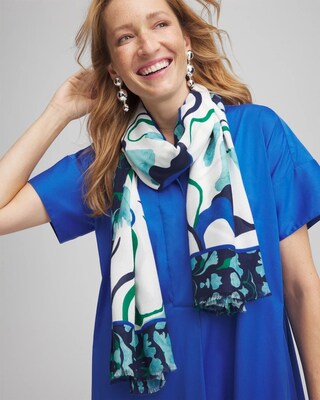 WIldflower Oblong Scarf