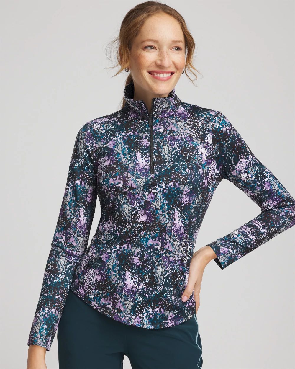 Zenergy® UPF Zip-Front Pullover