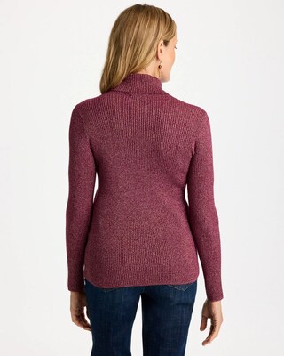 Ella Ribbed Turtleneck Sweater click to view larger image.