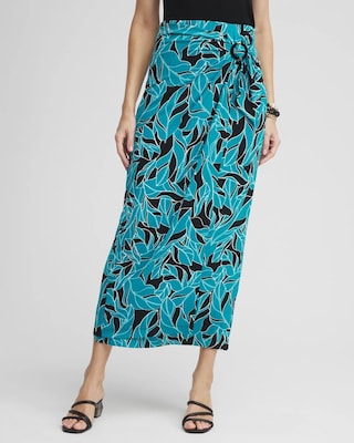 Travelers™ Faux Wrap Maxi Skirt
