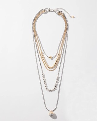 Mixed Metal Convertible Necklace