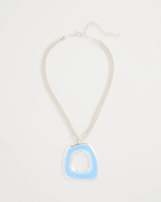 Sea Glass Inspired Pendant Necklace
