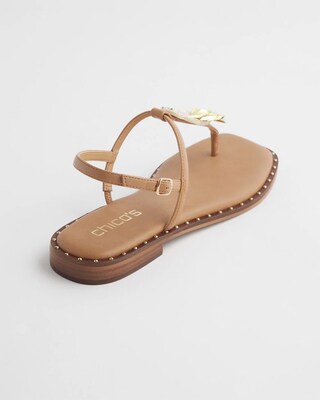 Parrot T-Strap Sandals click to view larger image.