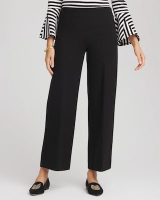 Juliet Slim Wide-Leg Cropped Pants