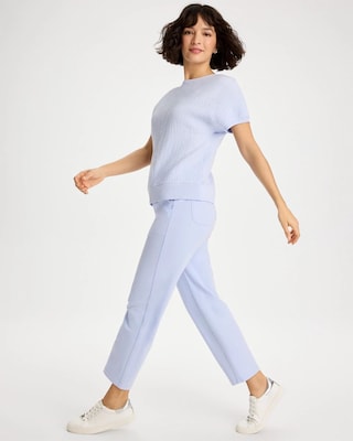 Zenergy® French Terry Cropped Pants click to view larger image.