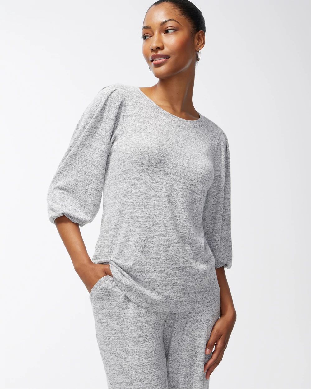 Zenergy Soft Essentials 3/4 Sleeve Top