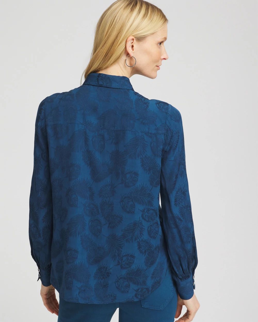 Jacquard Collared Shirt