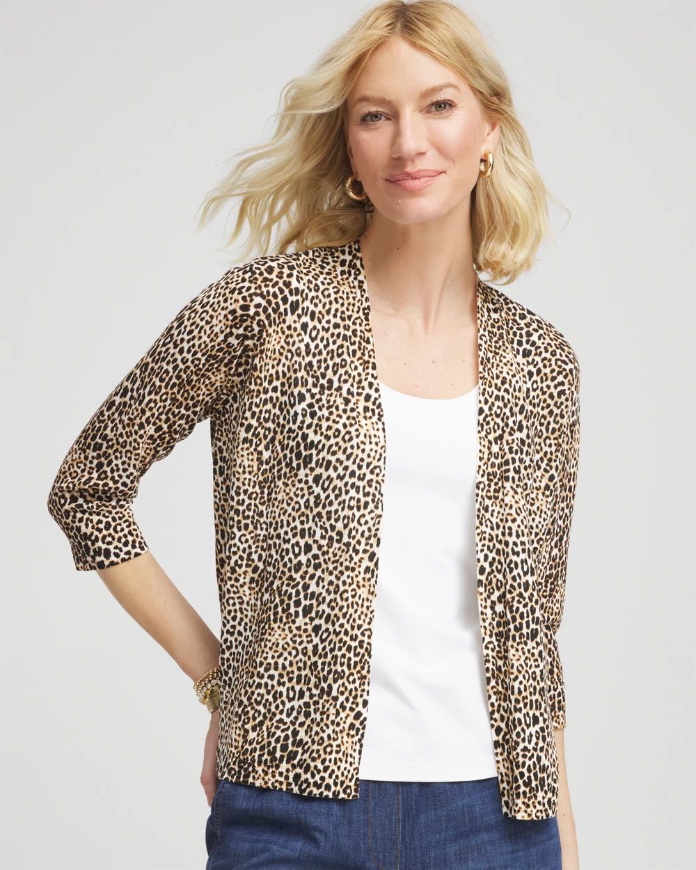 Summer Romance Animal Print Cardigan