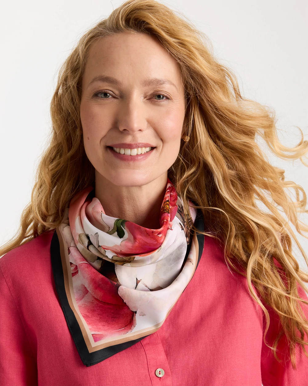 Botanic Burst Square Scarf