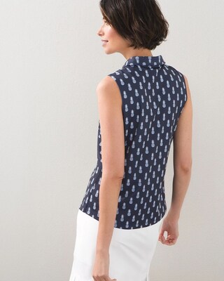 Zenegy UPF Print Sleeveless Polo