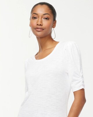 Linen Tiered A-Line Tee