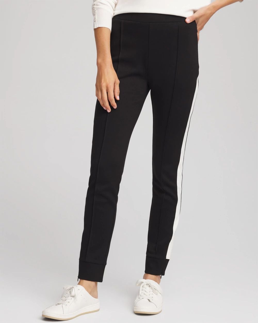 Zenergy Scuba Contrast Ankle Pants