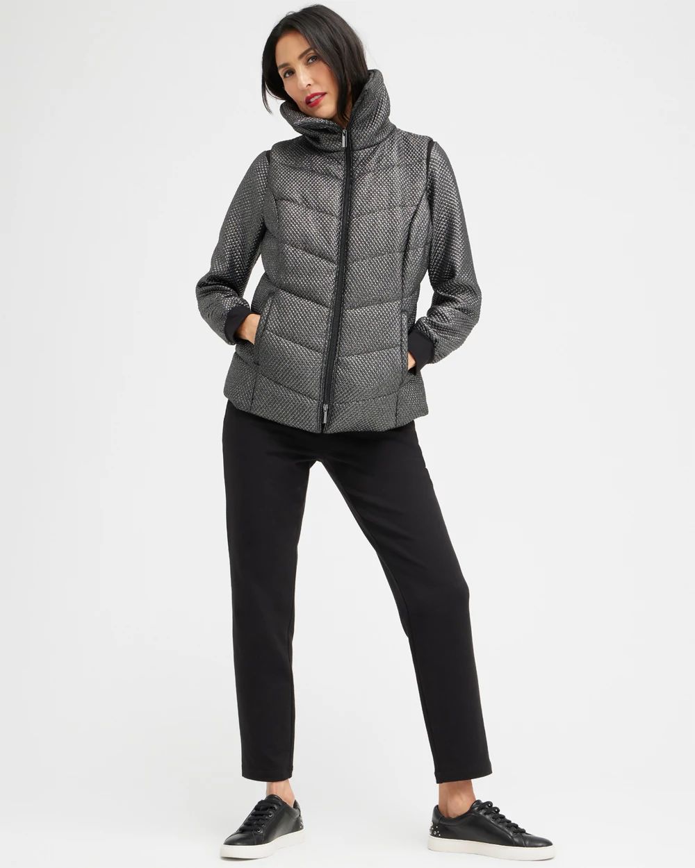 Zenergy Quilted Foil Puffer Vest