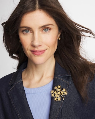 Clover Brooch click to view larger image.