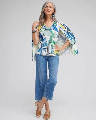 Spun Rayon Sailboat Tank