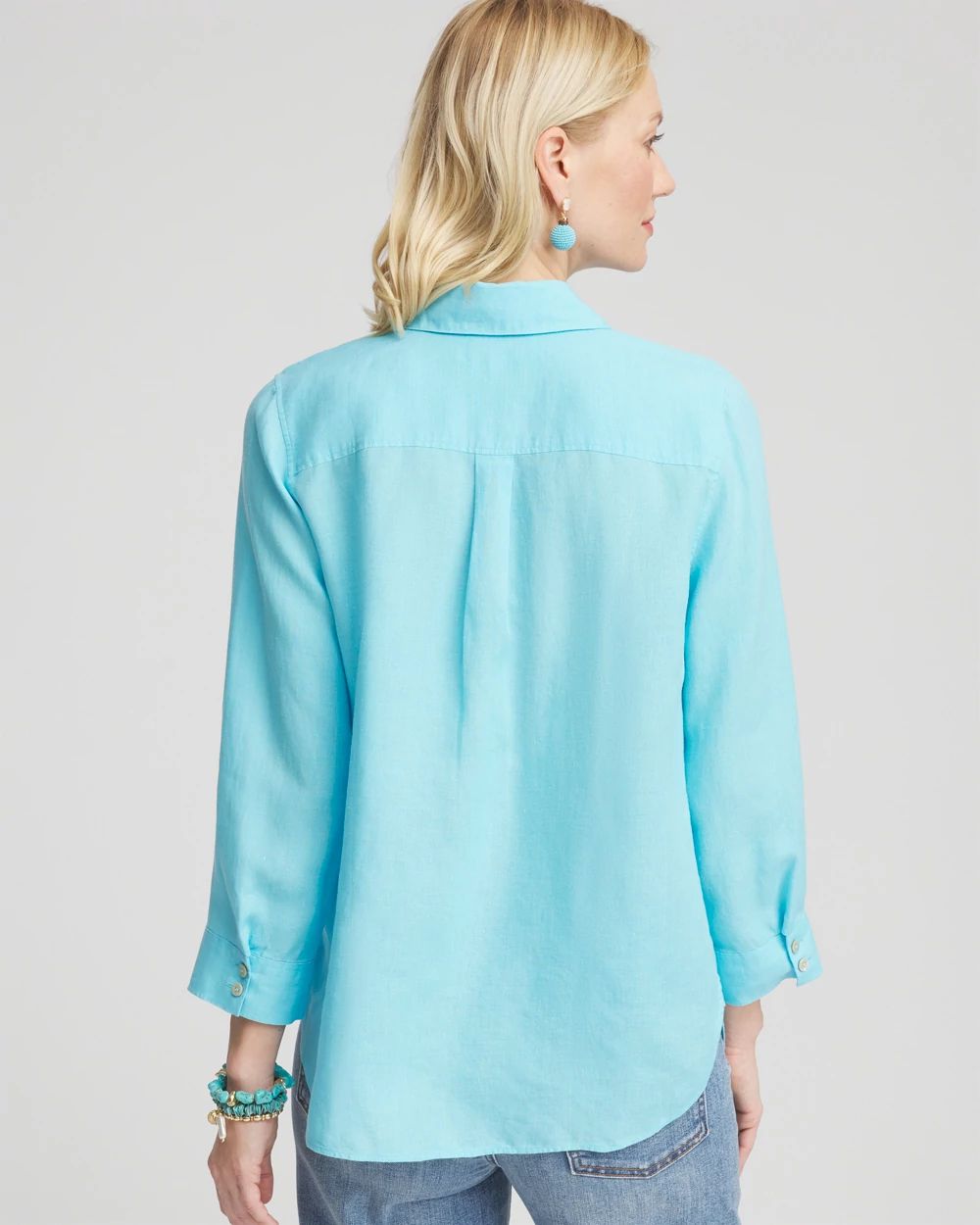No Iron™ Linen Shirt click to view larger image.