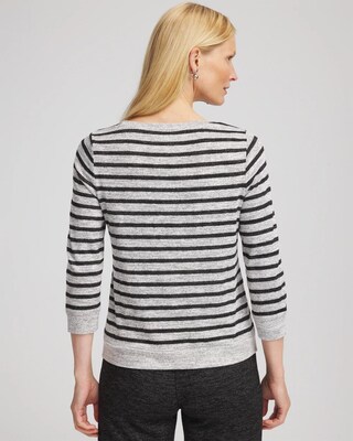 Zenergy® Striped Twist-Front Top click to view larger image.