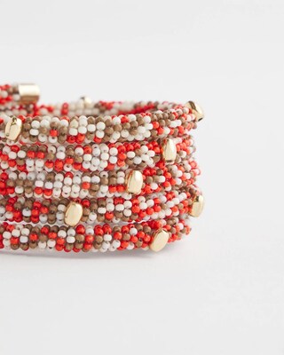 Seed Bead Coil Bracelet