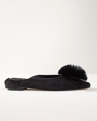 Suede Ballet Slides
