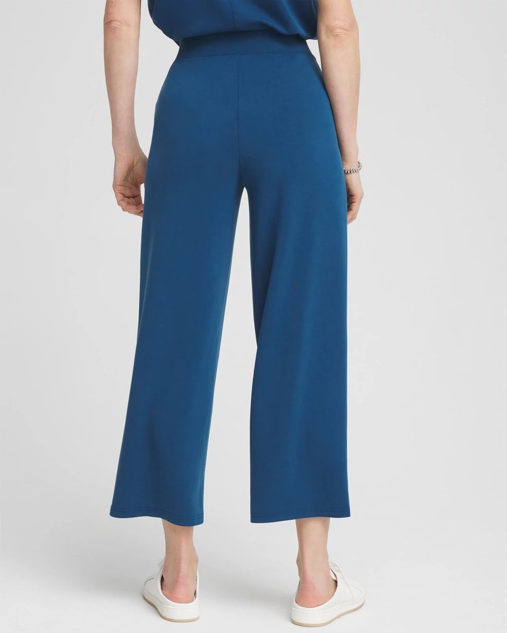 Zenergy® Sueded Scuba Cropped Pants click to view larger image.