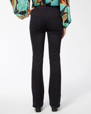Black High Rise Flare Jeans
