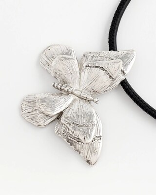 Butterfly Pendant Necklace click to view larger image.