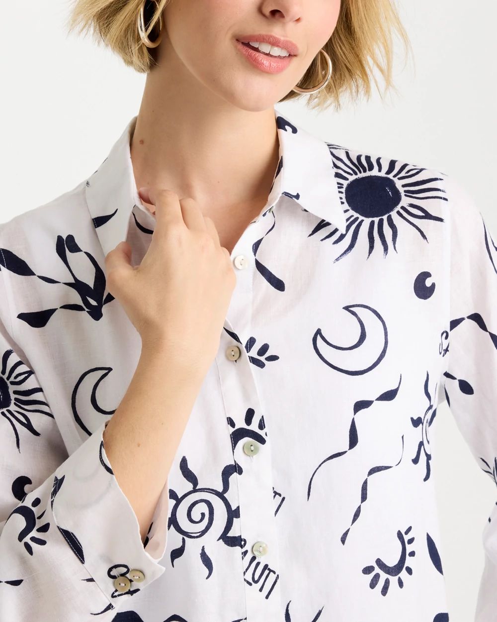 No Iron™ Linen Beach Shirt