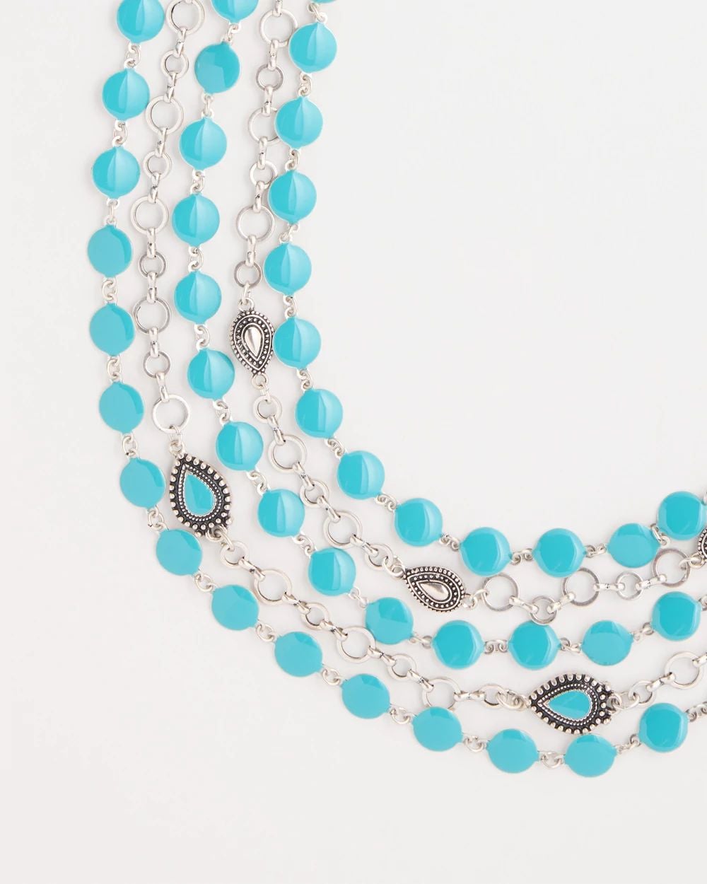 Multi-Strand Bib Necklace click to view larger image.